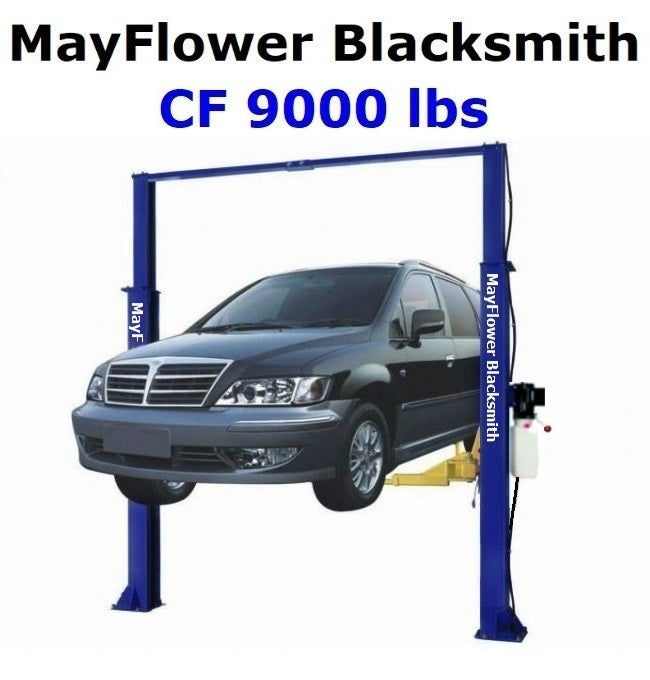 Mayflower Tools Blacksmith Heavy Duty Clear Floor Two Post Lift Car lift Max Lift Height 71&quot; CF9000