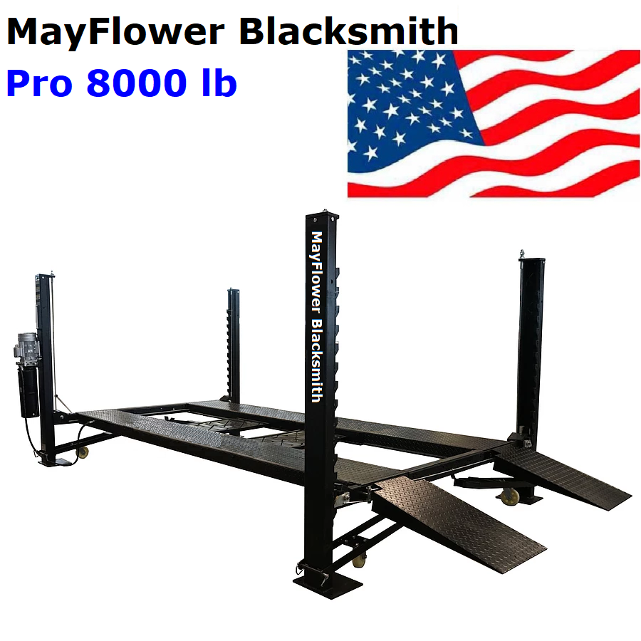 Mayflower Tools Blacksmith Heavy Duty Four Post Lift Car lift Storage Service Pro8000 New