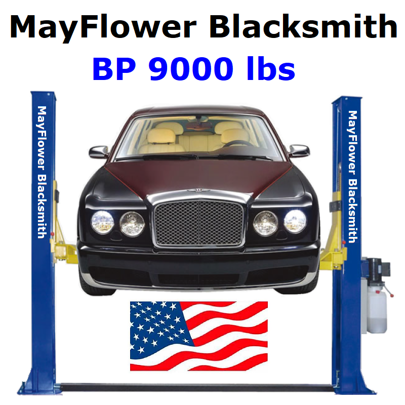 Mayflower Tools Blacksmith Heavy Duty Base Plate Two Post Lift Car lift Max Lift Height 71&quot; BP9000