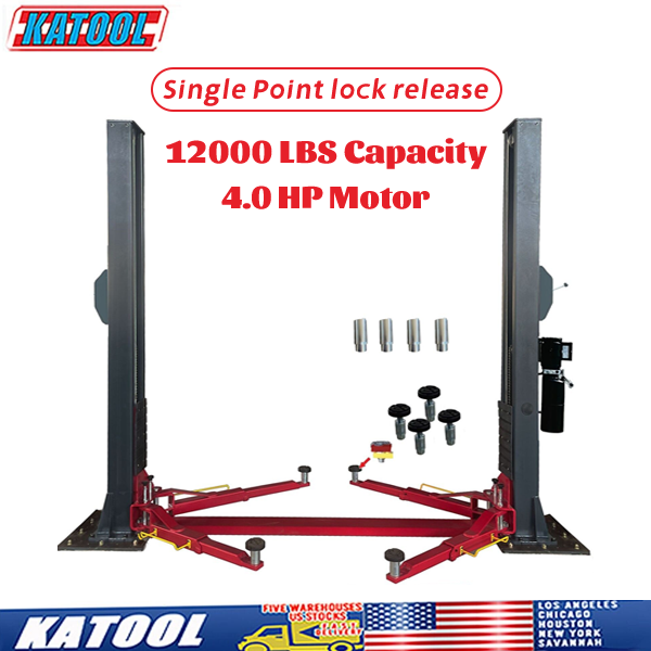 Katool KT-AS110D 2 Post Asymmetric Vehicle Lift