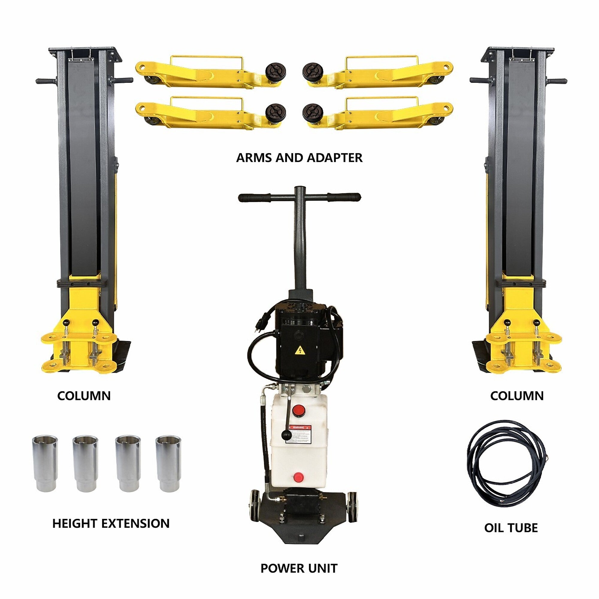 Katool KT-PMRL200 Portable 2 Post Vehicle Lift 8,000lb