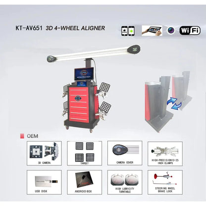 Katool KT-AV651 3D Wheel Alignment Machine