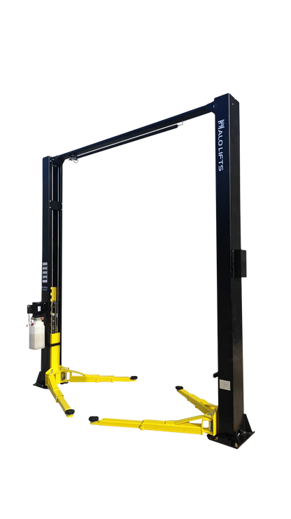 HALO LIFTS Clear Floor 2 Post Car Lift - 14,000 LB Capacity