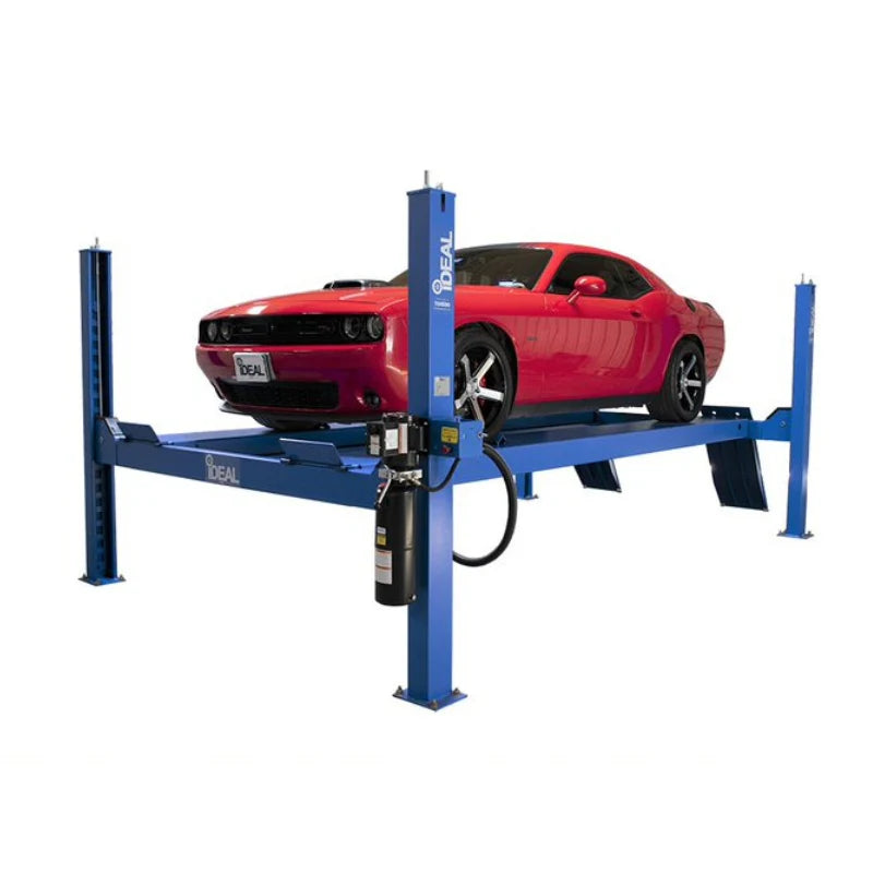 iDEAL FP14KC-X, 14,000 lb 4 Post Car Lift - Closed Front Cable Pull